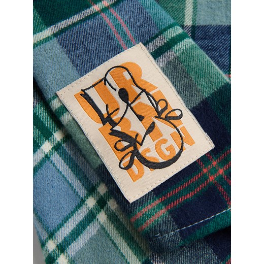 Reserved - Bawełniana koszula w kratę - zielony Reserved 122 (6-7 lat) Reserved