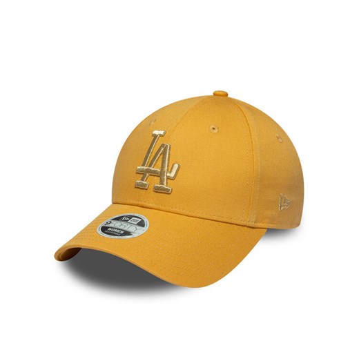 Czapka z daszkiem New Era LA Dodgers Metallic Yellow 9FORTY 60667386 Żółty ze sklepu eobuwie.pl w kategorii Czapki z daszkiem damskie - zdjęcie 184536236