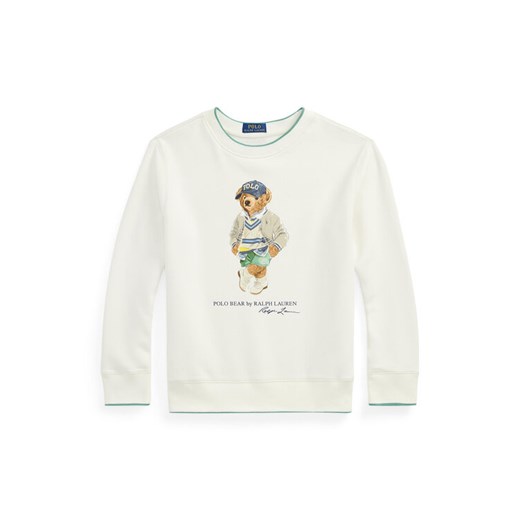 Polo Ralph Lauren Bluza 323971483001 Écru Regular Fit ze sklepu MODIVO w kategorii Bluzy chłopięce - zdjęcie 184536687