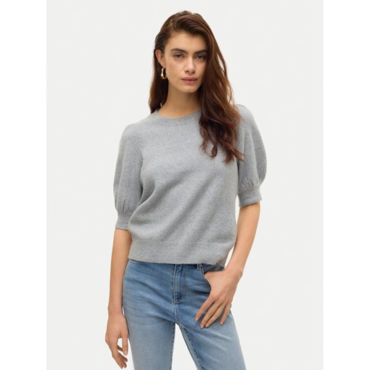 Vero Moda Sweter Doffy 10278313 Szary Regular Fit ze sklepu MODIVO w kategorii Swetry damskie - zdjęcie 184536688