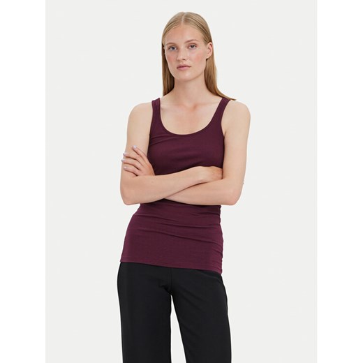 Vero Moda Top Maxi 10185110 Fioletowy Regular Fit ze sklepu MODIVO w kategorii Bluzki damskie - zdjęcie 184536739