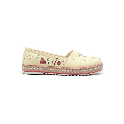 Goby Espadryle w kolorze jasnożółtym ze wzorem ze sklepu Limango Polska w kategorii Espadryle damskie - zdjęcie 184537368