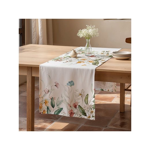 Mint Rugs Bieżnik &quot;Maddy&quot; w kolorze białym ze wzorem ze sklepu Limango Polska w kategorii Obrusy i bieżniki - zdjęcie 184537529