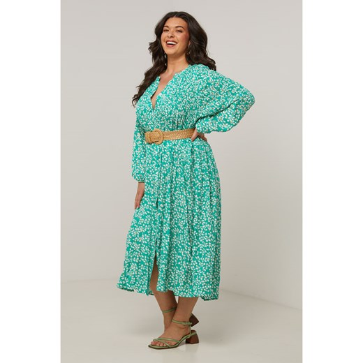 Curvy Lady Sukienka w kolorze turkusowym Curvy Lady 40/42 Limango Polska okazja