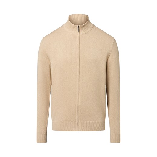 Nils Sundström Męski kardigan Mężczyźni drobna dzianina beżowy marmurkowy - id: 770079-0001-09970 - marki Nils Sundström - 184539078 Nils Sundström Męski kardigan Mężczyźni drobna dzianina beżowy marmurkowy ze sklepu vangraaf w kategorii Swetry męskie - zdjęcie 184539078