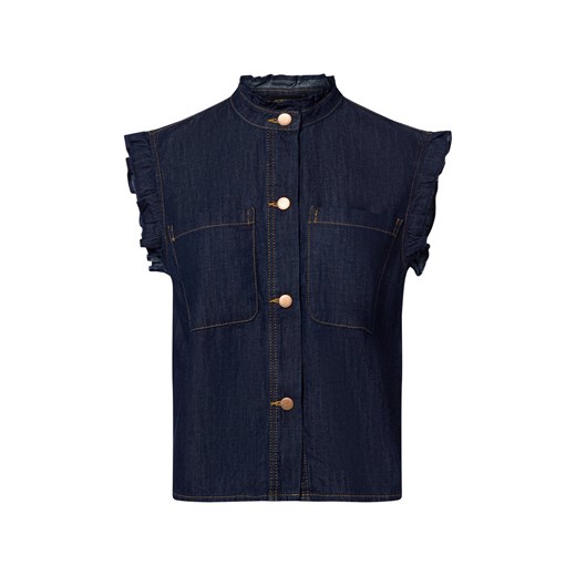More & More Bluzka damska Kobiety Bawełna denim jednolity ze sklepu vangraaf w kategorii Koszule damskie - zdjęcie 184539089