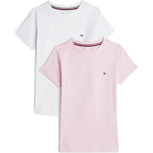 Tommy Hilfiger T-shirt 2-pack | Regular Fit ze sklepu Gomez Fashion Store w kategorii Bluzki dziewczęce - zdjęcie 184539539