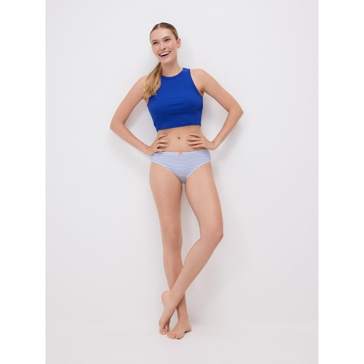 Reserved - Bawełniane majtki typu bikini 3 pack - niebieski Reserved XL Reserved