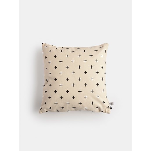 Sinsay - Poduszka dekoracyjna z geometrycznym wzorem - kremowy Sinsay One Size Sinsay