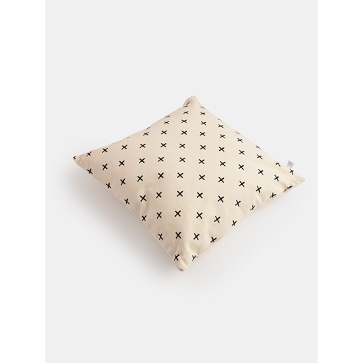 Sinsay - Poduszka dekoracyjna z geometrycznym wzorem - kremowy Sinsay One Size Sinsay