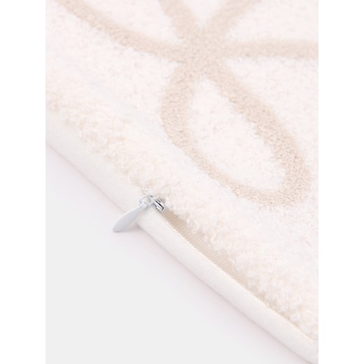 Sinsay - Poszewka na poduszkę ze wzorem bouclé - kremowy Sinsay One Size Sinsay