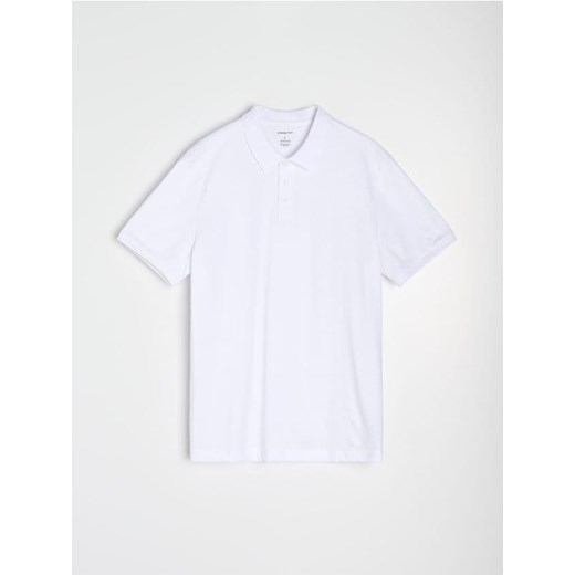 Sinsay - Koszulka polo - biały ze sklepu Sinsay w kategorii T-shirty męskie - zdjęcie 184541288