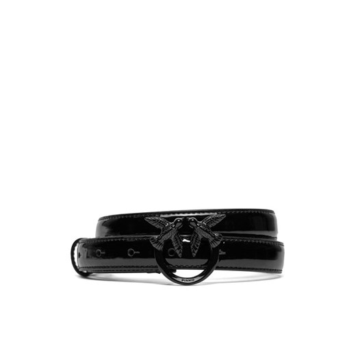 Pasek Damski Pinko Love Berry H2 Belt PE 24 PLT01 100143 A1JD Czarny ze sklepu eobuwie.pl w kategorii Paski damskie - zdjęcie 184541367