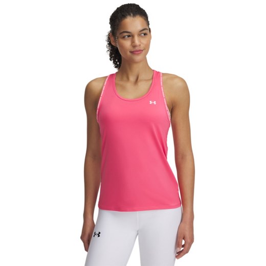 Damski top treningowy Under Armour Tech Knockout Tank - różowy Under Armour S okazja Sportstylestory.com