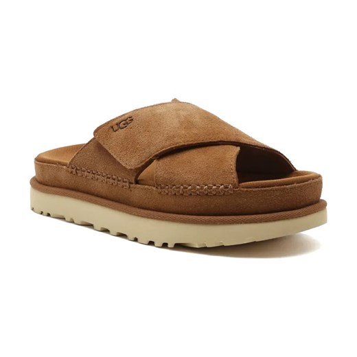 Klapki damskie UGG z tkaniny 