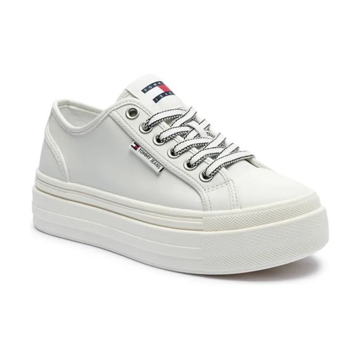 Tommy Jeans Skórzane sneakersy ze sklepu Gomez Fashion Store w kategorii Buty sportowe damskie - zdjęcie 184542476
