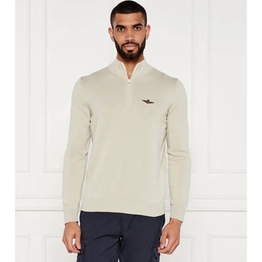 Aeronautica Militare Sweter | Regular Fit ze sklepu Gomez Fashion Store w kategorii Swetry męskie - zdjęcie 184542556
