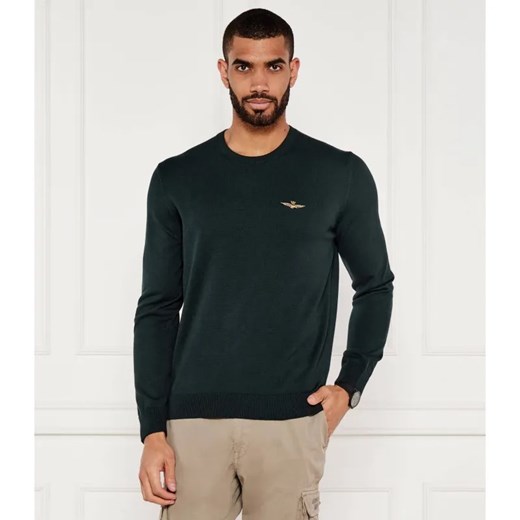 Aeronautica Militare Sweter | Regular Fit ze sklepu Gomez Fashion Store w kategorii Swetry męskie - zdjęcie 184542568