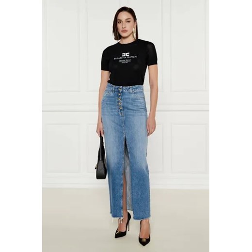 Elisabetta Franchi Jeansowa spódnica Elisabetta Franchi 38 wyprzedaż Gomez Fashion Store