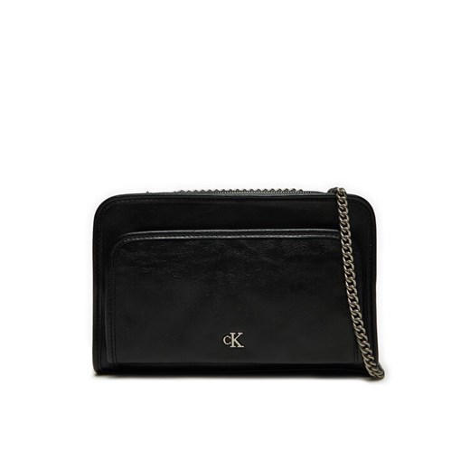 Calvin Klein Jeans Torebka Utility Dbl Zip Camera Bag25 K60K613046 Czarny ze sklepu MODIVO w kategorii Listonoszki - zdjęcie 184544899