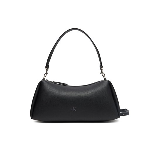 Calvin Klein Jeans Torebka Drop Lg Shoulder Bag LV04K3123G Czarny ze sklepu MODIVO w kategorii Torebki damskie - zdjęcie 184544935