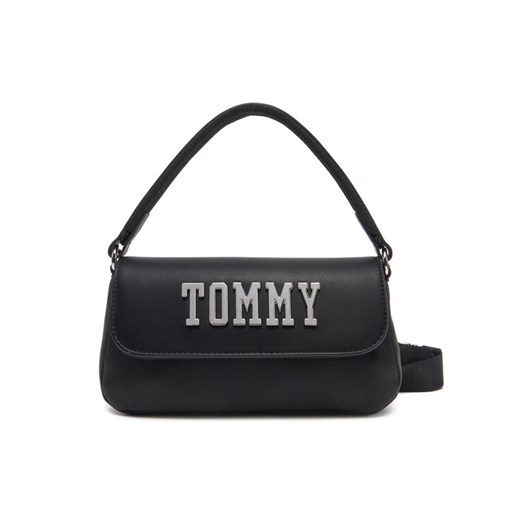 Tommy Jeans Torebka Tjw Everywhere Flap Crossover AW0AW17391 Czarny ze sklepu MODIVO w kategorii Listonoszki - zdjęcie 184544998