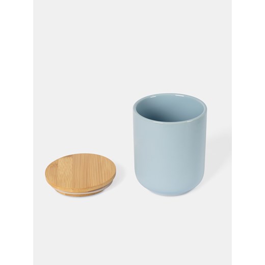 Sinsay - Pojemnik na żywność z bambusową pokrywką - błękitny Sinsay One Size Sinsay