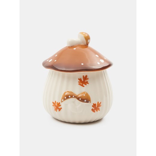 Sinsay - Ceramiczny pojemnik na żywność w kształcie grzybka - brązowy Sinsay One Size Sinsay