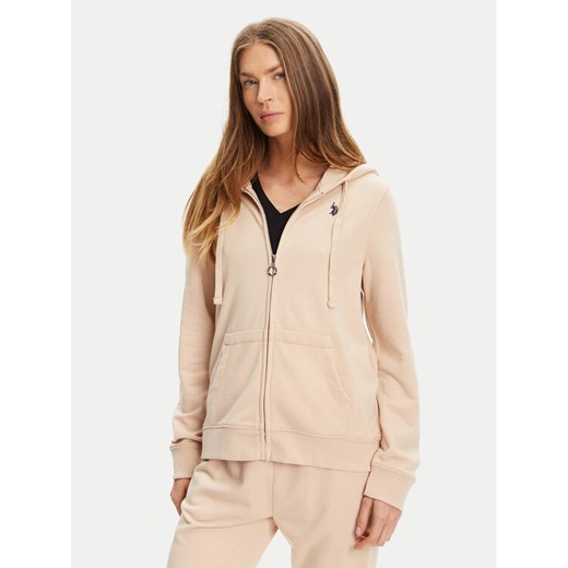 U.S. Polo Assn. Bluza WUP1512 Beżowy Regular Fit ze sklepu MODIVO w kategorii Bluzy damskie - zdjęcie 184547028
