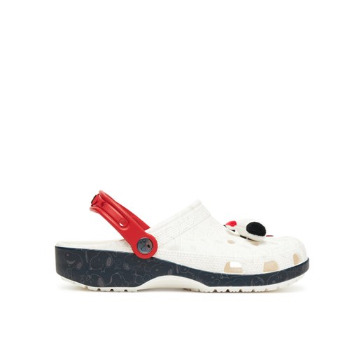 Crocs Klapki Peanuts Classic Clog 211124 Biały ze sklepu MODIVO w kategorii Klapki męskie - zdjęcie 184547038