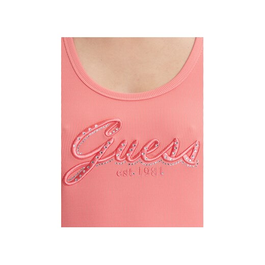 Guess Top W5YP00 KCXJ2 Różowy Regular Fit Guess XL MODIVO