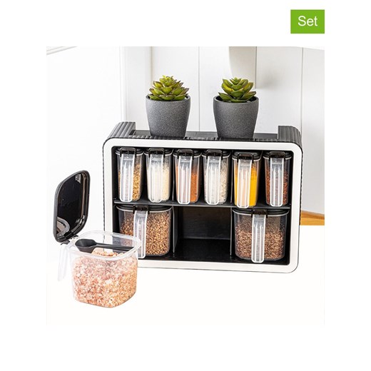 Violeta Home 10-częściowy zestaw w kolorze czarnym ze sklepu Limango Polska w kategorii Pojemniki kuchenne - zdjęcie 184548587