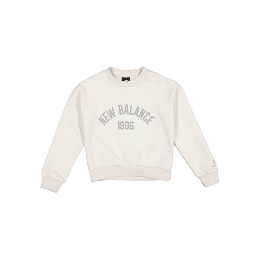 New Balance Spodnie dresowe &quot;Essentials&quot; w kolorze beżowym ze sklepu Limango Polska w kategorii Bluzy dziewczęce - zdjęcie 184548769