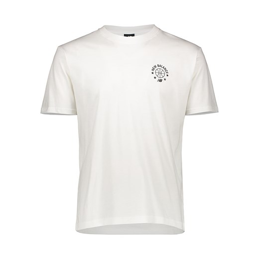 New Balance Koszulka &quot;Hoops Essentials&quot; w kolorze białym ze sklepu Limango Polska w kategorii T-shirty męskie - zdjęcie 184548835