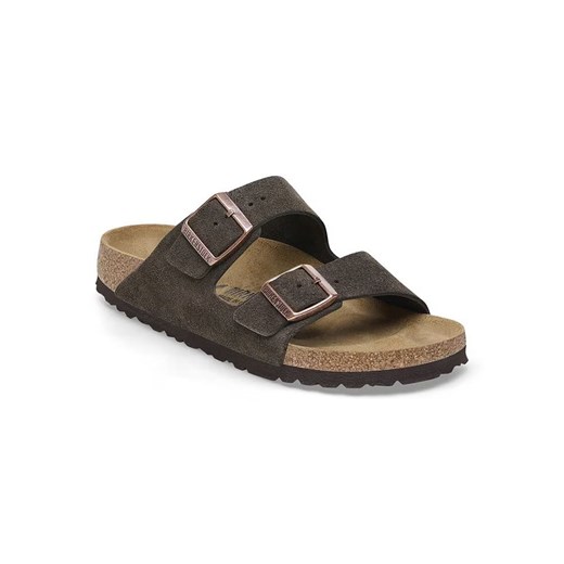 Birkenstock Skórzane klapki &quot;Arizona&quot; w kolorze brązowym ze sklepu Limango Polska w kategorii Klapki damskie - zdjęcie 184549187