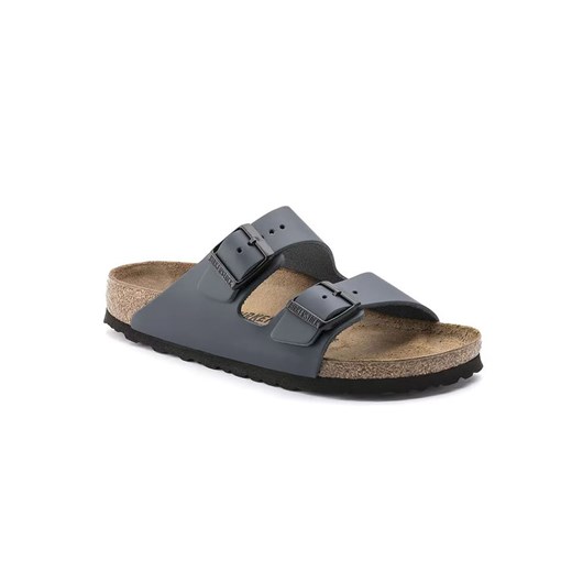 Birkenstock Skórzane klapki &quot;Arizona&quot; w kolorze granatowym ze sklepu Limango Polska w kategorii Klapki damskie - zdjęcie 184549199