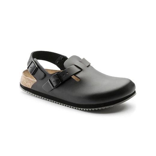Birkenstock Skórzane półsandały &quot;Tokio&quot; w kolorze czarnym ze sklepu Limango Polska w kategorii Sandały damskie - zdjęcie 184549206