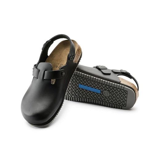 Birkenstock Skórzane półsandały &quot;Tokio&quot; w kolorze czarnym 37 okazja Limango Polska