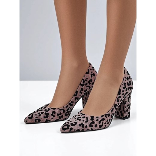 Royalfashion Damskie czółenka w panterkę Leoart Royalfashion.pl 37 wyprzedaż royalfashion.pl
