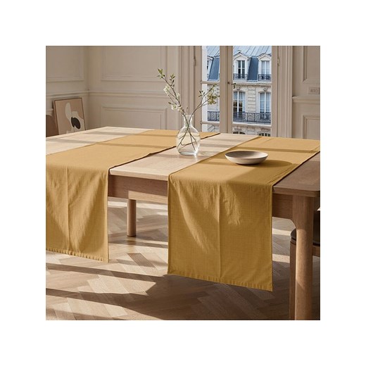 Mint Rugs Bieżnik &quot;Bria&quot; w kolorze musztardowym Mint Rugs 50x155 cm wyprzedaż Limango Polska