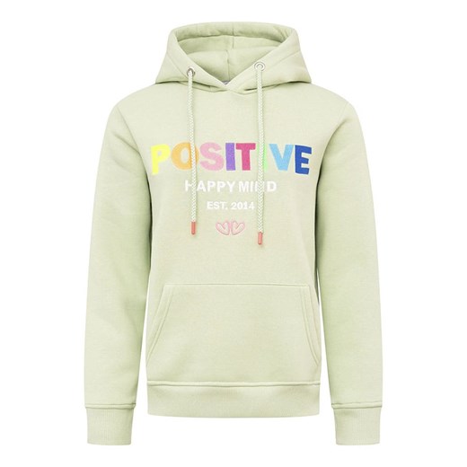 Zwillingsherz Bluza "Positive" w kolorze zielonym Zwillingsherz M wyprzedaż Limango Polska