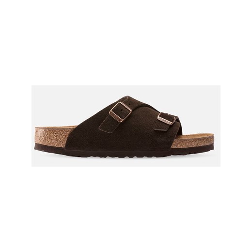 Birkenstock Skórzane klapki &quot;Zurich&quot; w kolorze brązowym ze sklepu Limango Polska w kategorii Klapki męskie - zdjęcie 184550036