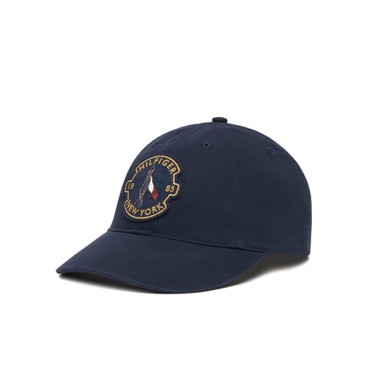 Czapka z daszkiem Tommy Hilfiger AM0AM13430 Granatowy ze sklepu eobuwie.pl w kategorii Czapki z daszkiem męskie - zdjęcie 184550087