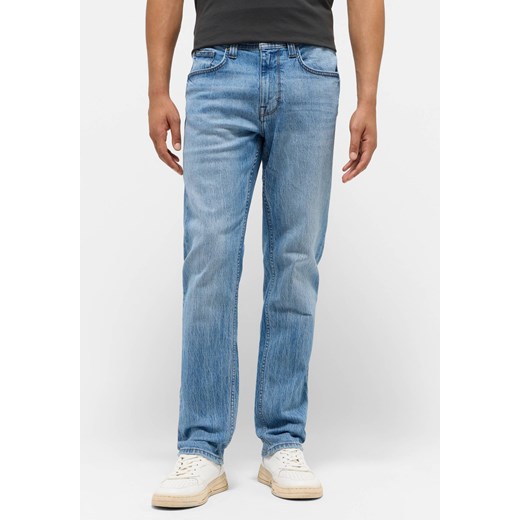 Męskie Spodnie jeansowe Mustang Style Orlando Slim Denim Blue 1015860 5000 303 ze sklepu YouNeedit.pl w kategorii Jeansy męskie - zdjęcie 184550809