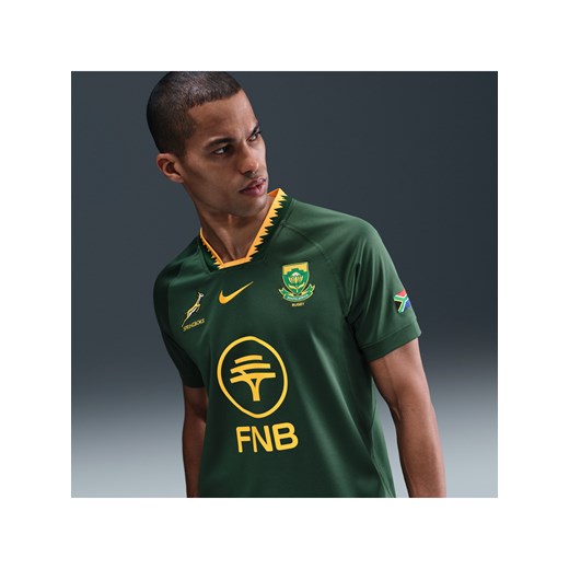 Męska koszulka domowa do rugby Nike Springboks Stadium 2025/26 (wersja domowa) – replika - Zieleń ze sklepu Nike poland w kategorii T-shirty męskie - zdjęcie 184551198