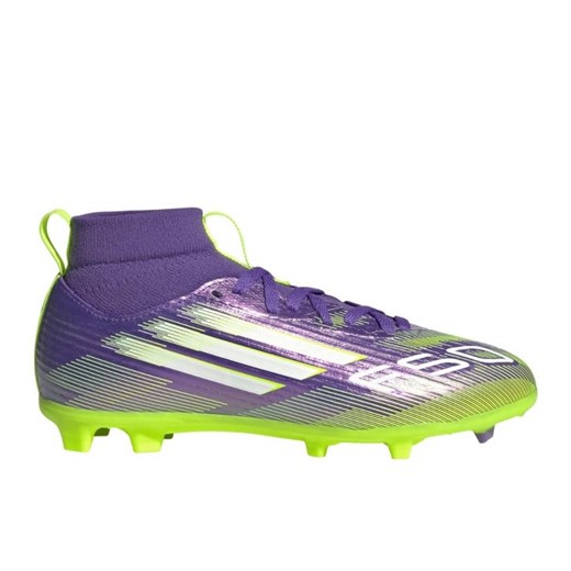 Buty piłkarskie adidas F50 League FG/MG Mid Jr JI3547 wielokolorowe ze sklepu ButyModne.pl w kategorii Buty sportowe dziecięce - zdjęcie 184551488