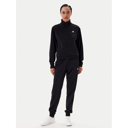 adidas Dres Essentials Feel Cozy JD4475 Czarny Regular Fit ze sklepu MODIVO w kategorii Dresy damskie - zdjęcie 184551796
