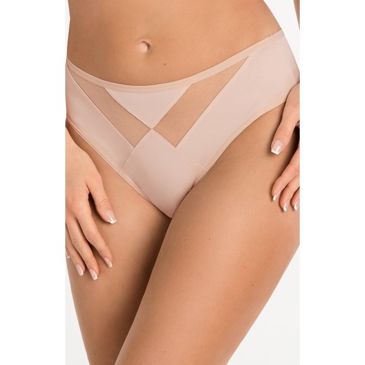 Gorsenia figi damskie brazyliany beżowe K567/1 Vicky, Kolor beżowy, Rozmiar 2XL, Gorsenia ze sklepu Intymna w kategorii Majtki damskie - zdjęcie 184552999