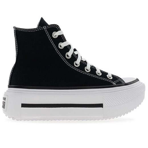 Buty damskie Converse Chuck Taylor All Star Lift Double Stack A12975C - czarne ze sklepu streetstyle24.pl w kategorii Trampki damskie - zdjęcie 184553337