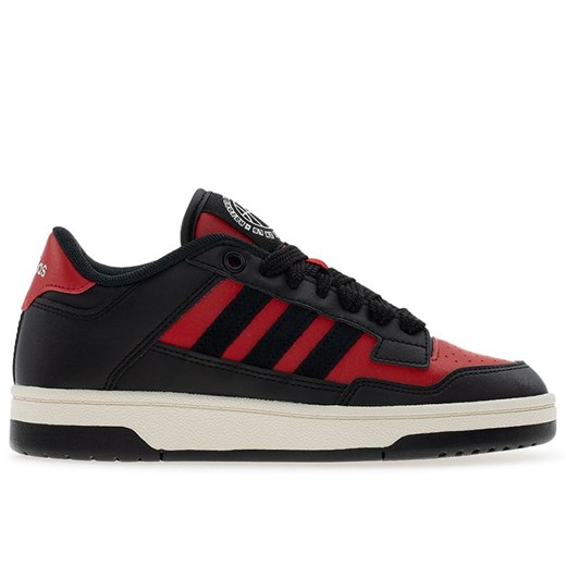 Buty dziecięce adidas Rapid Court Low J JR1020 - czarno-czerwone ze sklepu streetstyle24.pl w kategorii Buty sportowe dziecięce - zdjęcie 184553338